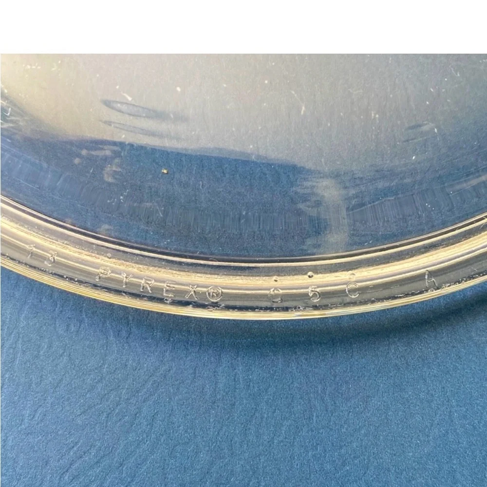 VTG Pyrex Glass Replacement Lid G5C Clear Glass